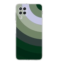 Samsung Galaxy M32  Kamera Korumalı Kapak Renk Cümbüşü Tasarımlı  Şeffaf  Kılıf