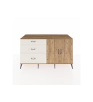 Kronos Konsol 2 Raflı 3 Çekmeceli 2 Kapaklı 176x59x99 Çam-Çam/Aytaşı