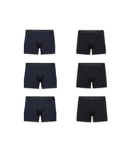 Erkek Pamuklu Likralı Boxer 2 Renk 6'lı Paket