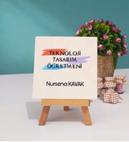 Teknoloji Tasarım Öğretmeni Dekoratif Taş Baskı