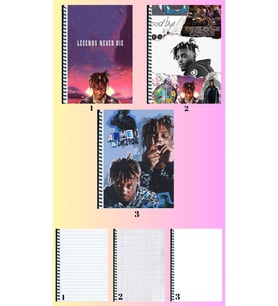 Juice wrldA4 defter 3 adet çizgili + kareli + çizgisiz büyük boy 21*29 cm süper set