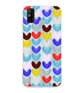 PrintiFy Tecno Spark 6 GO ile Uyumlu 1mm Slim Fit Water Color 1 Baskılı Şeffaf  Kılıf