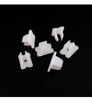 5 adet Neon LED Esnek Şerit Işık tutucu Kelepçeleri – 6x12mm PP Şeffaf Beyaz Plastik Montaj Klipsleri çizgi yapış bağlantı