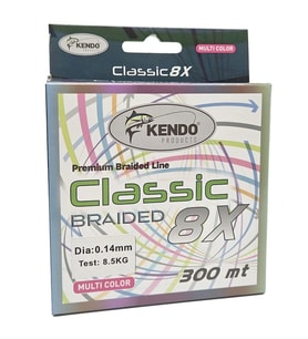 Kendo Classic 8X 300m Multicolor Örgü İp 0,20 mm