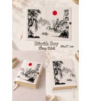 Zen Landscape Japon Manzarası 38x27 cm Büyük Boy Kitap Kılıfı Rahle Boy Uyumlu