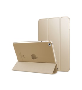 Apple iPad Mini 1.2.3.Nesil Smart Cover Standlı 1-1 Tablet Kılıfı (Gold)