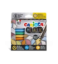 CARİOCA METALİK KEÇELİ KALEM 6 Lı
