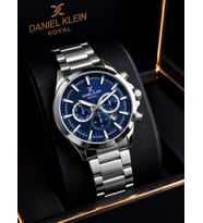Daniel Klein Damat Ve Takım Elbiseye Özel 2 Yıl Garantili Çelik Kordon Erkek Kol Saati VS.BLKT.1121