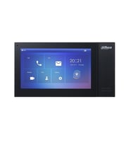 Dahua VTH2421FB-P 7" TFT LCD Dokunmatik Ekran Çok Yönlü Mikrofon Villa Tipi İntercom İç Ünite Siyah Kasa