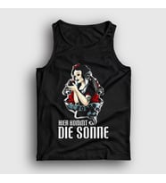 Presmono Unisex Siyah Kommt Die Sonne Rammstein Atlet 437371tt