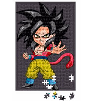 Mini Goku Super Sayajin Puzzle 240 Parça Yapboz