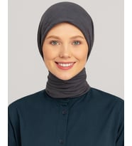 Konfor Eşarp–195x85 cm–4 Mevsim Kullanım – Terletmez, Kaymaz, Pamuk Polyester Karışımlı Rahat Eşarp (Antrasit)