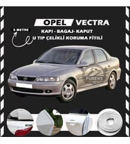 Opel Vectra Oto Araç Kapı Koruma Fitili 5metre Parlak Beyaz Renk