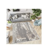 Rovigo Home Dijital Baskı Yıkanabilir Kaymaz Taban Salon Halısı RVG0396 (Gri)
