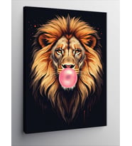 Kanvas Tablo Kükreyen Aslan
