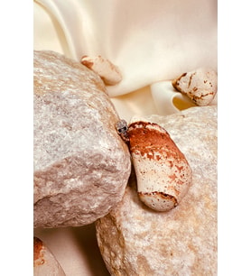 KuruKafa Tasarım i Taşlı Halka Rose Gold 316L Stainless Steel Çelik Piercing Tragus Helix