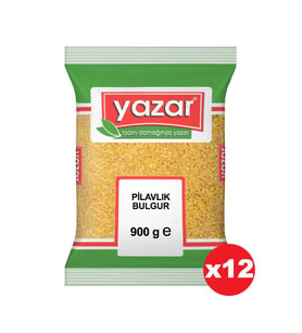 Yazar Pilavlık Bulgur 900 Gr. x 12 Adet