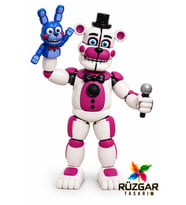 Fnaf Five Nights at Freddy's Yeni Dummy T13 Bonbon ve Funtime 2 Figürlü Fnaf Eklemli Oyuncak