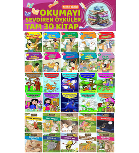 2.ve 3.Sınıf Öğrenciler İçin Öğretmen Tavsiyeli Okumayı Sevdiren Hikayeler (30 Kitap)