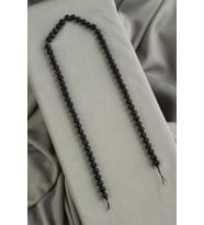 Oniks Doğal Taş Mat Siyah Hegzagonal Kesim 6mm Dizi [AA]