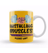 Gym Workout Fitness Lover Motivation Gift Quotes For MEN   Kupa Bardak Porselen