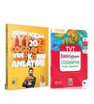 Benim Hocam 2023 TYT Coğrafya Konu ve Sınav Coğrafya Soru Bankası Seti 2 Kitap
