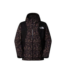 The North Face U Nse Shell Jacket Print Erkek Outdoor Montu NF0A8C6ZAC91 Gri