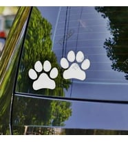4 Adet Köpek Patisi Araba Arka Cam Sticker