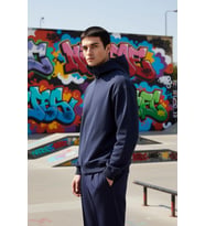 Erkek Kapüşonlu Düşük Kol Oversize Fermuarlı Sweatshirt Fonksiyonel Dayanıklı Kaliteli Şık