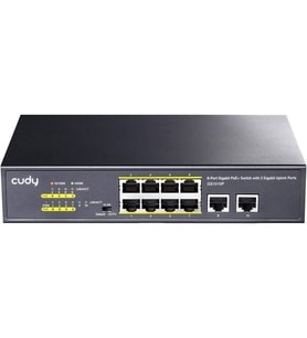 CUDY 8port GS1010P GIGABIT 2-UPLINK 120W FULL POE SWITCH