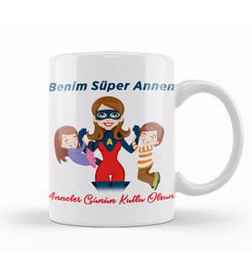 Anneler Günü Annelere Hediye 005 Kupa Bardak Porselen