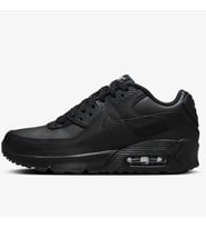 Nike Air Max 90 Unisex Leather Sneaker Hakiki Deri Günlük Spor Ayakkabı Siyah