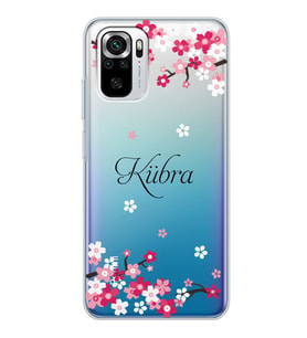 Xiaomi Art Sakura Tasarımlı Şeffaf Telefon Kılıfı