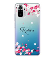 Xiaomi Art Sakura Tasarımlı Şeffaf Telefon Kılıfı