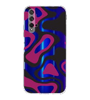 Huawei Honor 20  Kamera korumalı Kapak Renkli Desen Tasarımlı  Şeffaf Kılıf