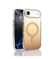 Apple iPhone 17 Air Kılıf M-safe Şarj Özellikli Transparan Renk Geçişli Zore Toros Kapak