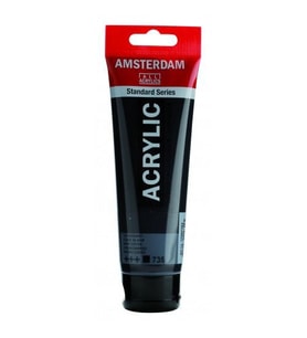 Talens Amsterdam Akrilik Boya 120 ml. 735 Oxide Black 