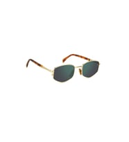 David Beckham DB 1129/S HM2 MT Erkek Güneş Gözlüğü – Gold Honey Havana Metal Çerçeve Yeşil Aynalı Cam UV400 Koruma