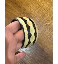 OYMA DESENLİ KEMİK KADIN BİLEZİK ÇAP 7 CM