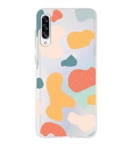 Samsung Galaxy A30s Uyumlu Kapak Grunge Tasarımlı Şeffaf Silikon Kılıf