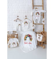 Pia Baby Premium %100 Pamuk Yenidoğan Bebek Hediyesi Kız 10 Parça Hastane Seti 5066-01 (Krem)