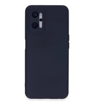 Newface Realme 9i 4G Kılıf Nano içi Kadife Silikon - Lacivert