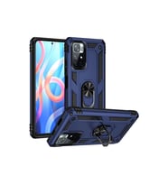 Xiaomi Redmi Note 11t Kılıf Sofya Yüzüklü Silikon Kapak - Lacivert