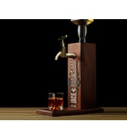 BK Gift Kişiye Özel Kabartma İsimli Musluklu Doğal Ahşap İçki Standı, Home Bar, Viski Çeşmesi, İçecek Dispenseri, Ahşap İçecek Çeşmesi