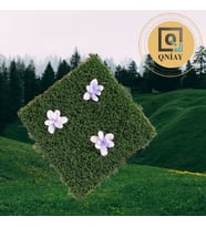 QNİAY Yapay Çim Gider Süsü Dekoratif Süzgeç Üstü Kapak Koku Önleyici