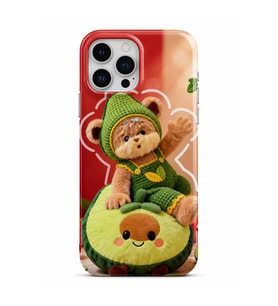 İPhone 16 Pro Max Novera Cozy Friends Collection Çift Katmanlı Essential Tough Telefon Kılıfı