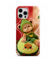 İPhone 16 Pro Max Novera Cozy Friends Collection Çift Katmanlı Essential Tough Telefon Kılıfı