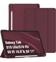 Samsung Galaxy Tab S9 X710 X716 X718 Kılıf PU Deri Smart Standlı Case(12.4inç De