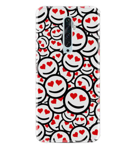 Oppo Reno 2Z 4 Lite 4 Pro 5 6 7 A31 Kılıf Desemli Silikon Gülen Surat 1774
