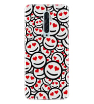 Oppo Reno 2Z 4 Lite 4 Pro 5 6 7 A31 Kılıf Desemli Silikon Gülen Surat 1774
